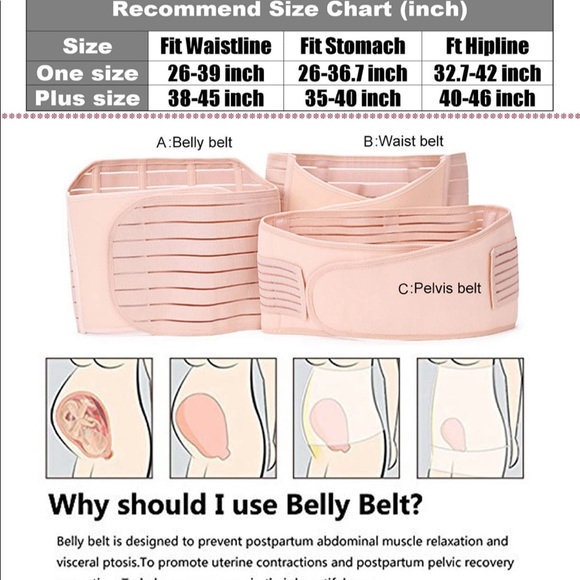 3-in-1 postpartum binder (plus size) - Picture 3 of 4